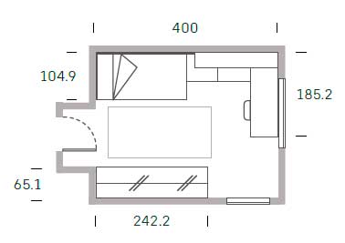 Medidas dormitorio Stay Young 12